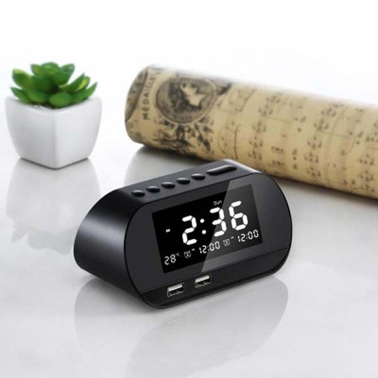 Alarm Clock With Dual USB Port Charger