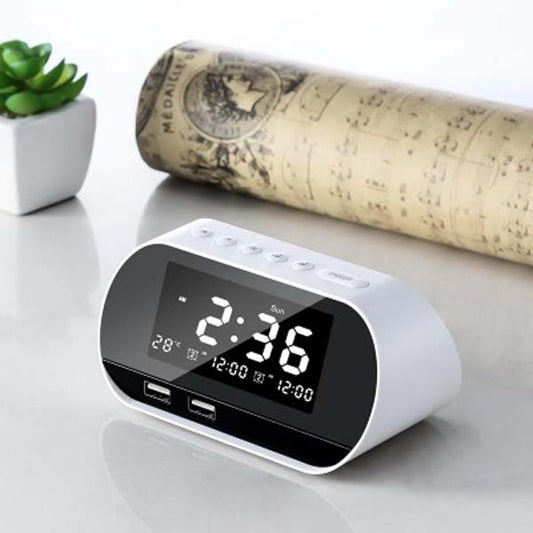 Alarm Clock With Dual USB Port Charger