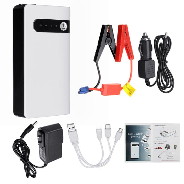 Car Battery Jump-Starter Powerbank Kit