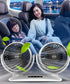 Car Dual-Head USB Fan