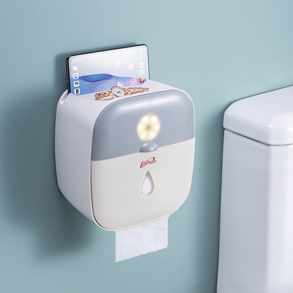 Wall Mounted LED Waterproof Tissue Storage Box