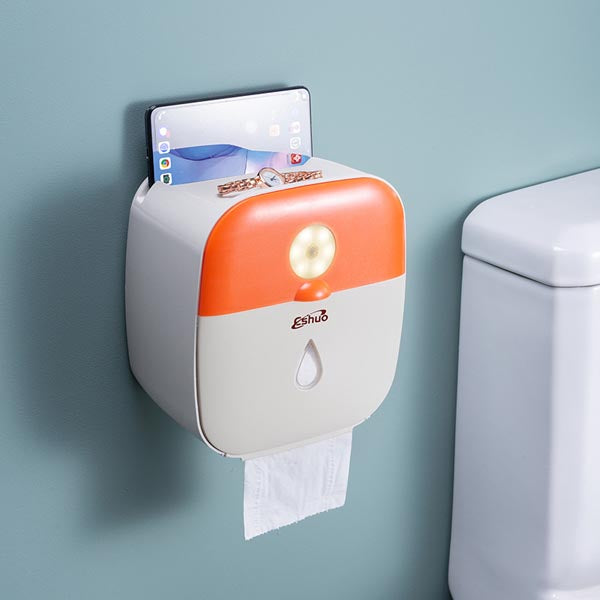 Wall Mounted LED Waterproof Tissue Storage Box