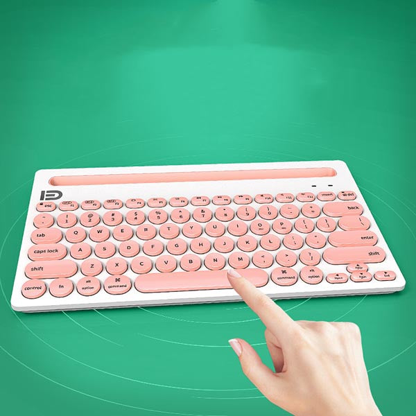 Wireless Bluetooth Keyboard with Gadget Mount